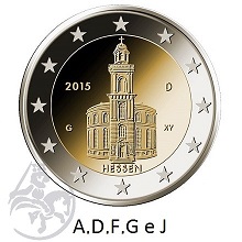 Alemanha 2 5 moedas Igreja de S. Paulo